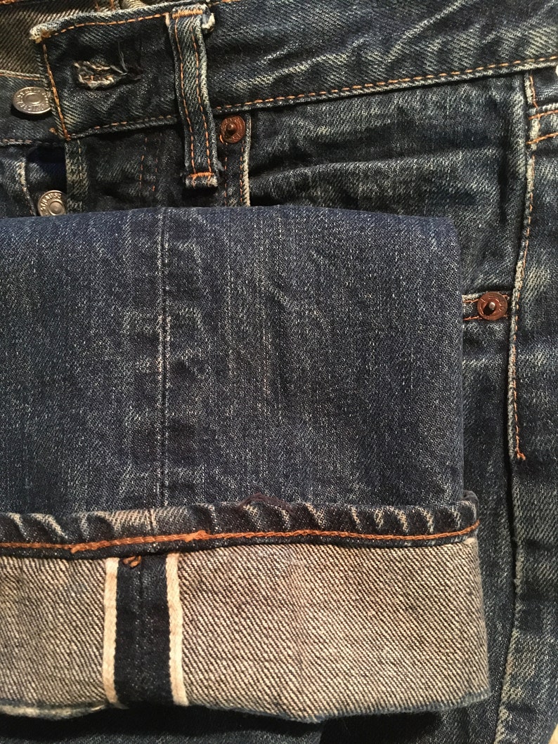levis 501 shrink to fit selvedge