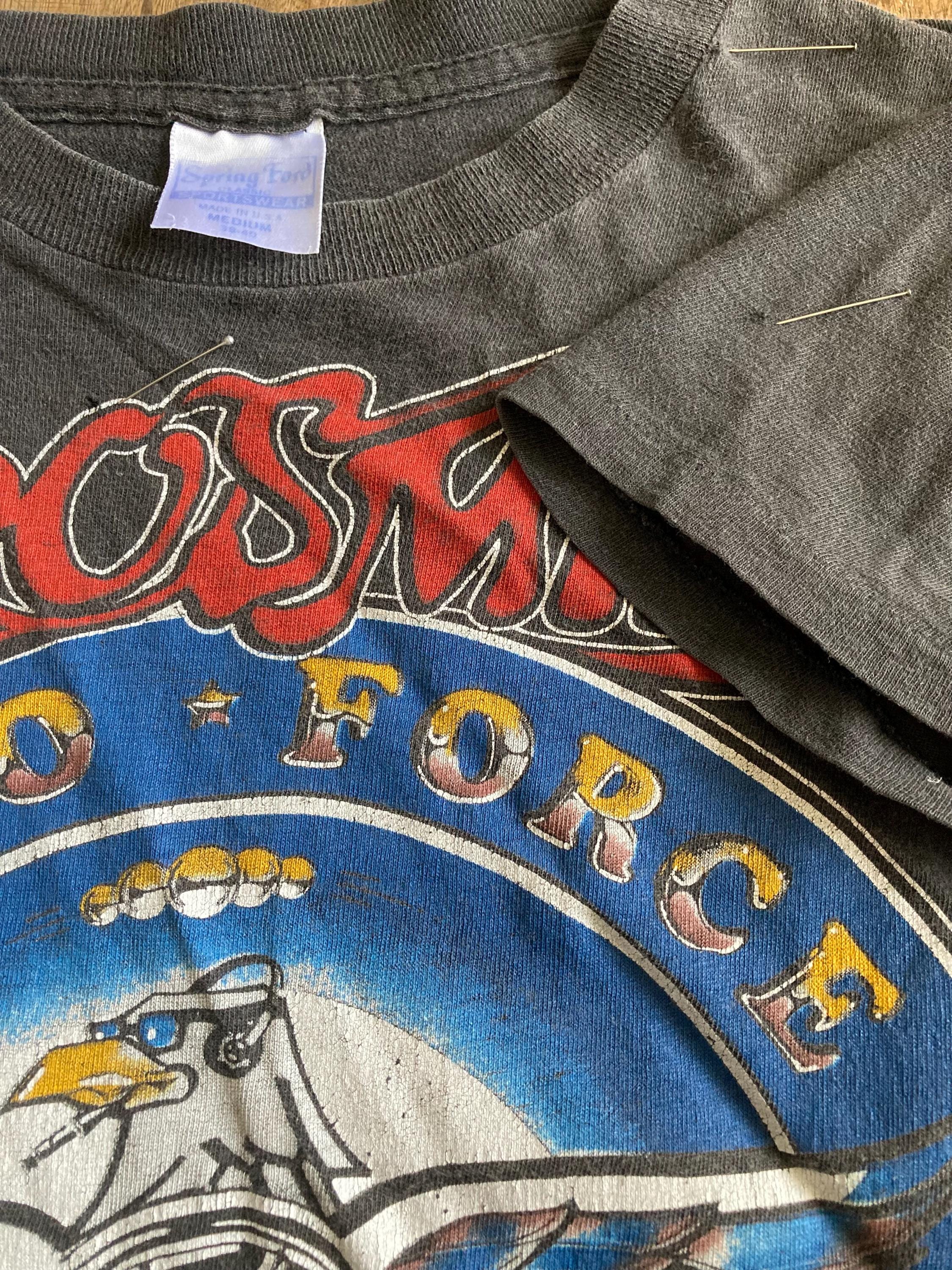 ヴィンテージ 80年代 エアロスミス Tシャツ エアロフォースワン