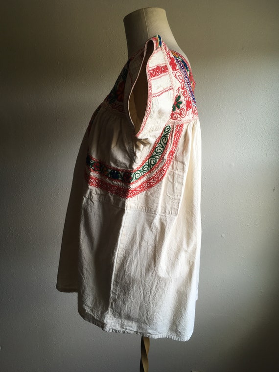 vintage handmade embroidered Zapotec Oaxaca Guilo… - image 7