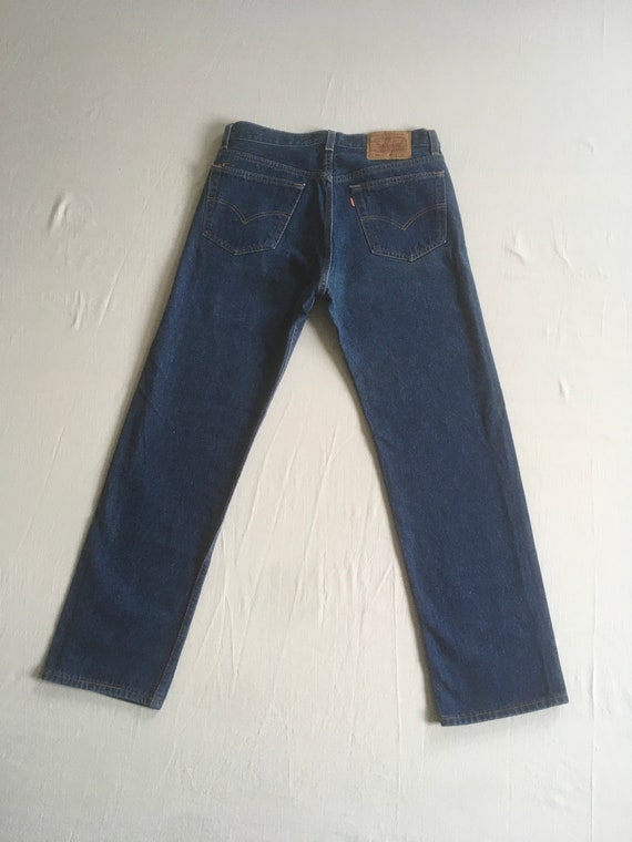 vintage 90s levis 501xx made in usa blue jeans 31… - image 7