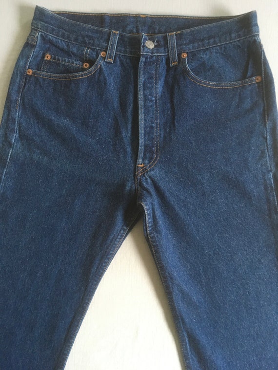 vintage 90s levis 501xx made in usa blue jeans 31… - image 3