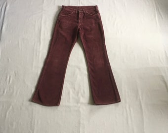 Vintage 60s Levis White Tab Big E Faded Plum Purple Soft Vintage 60s Levis White Tab Big E Faded Plum Purple Soft