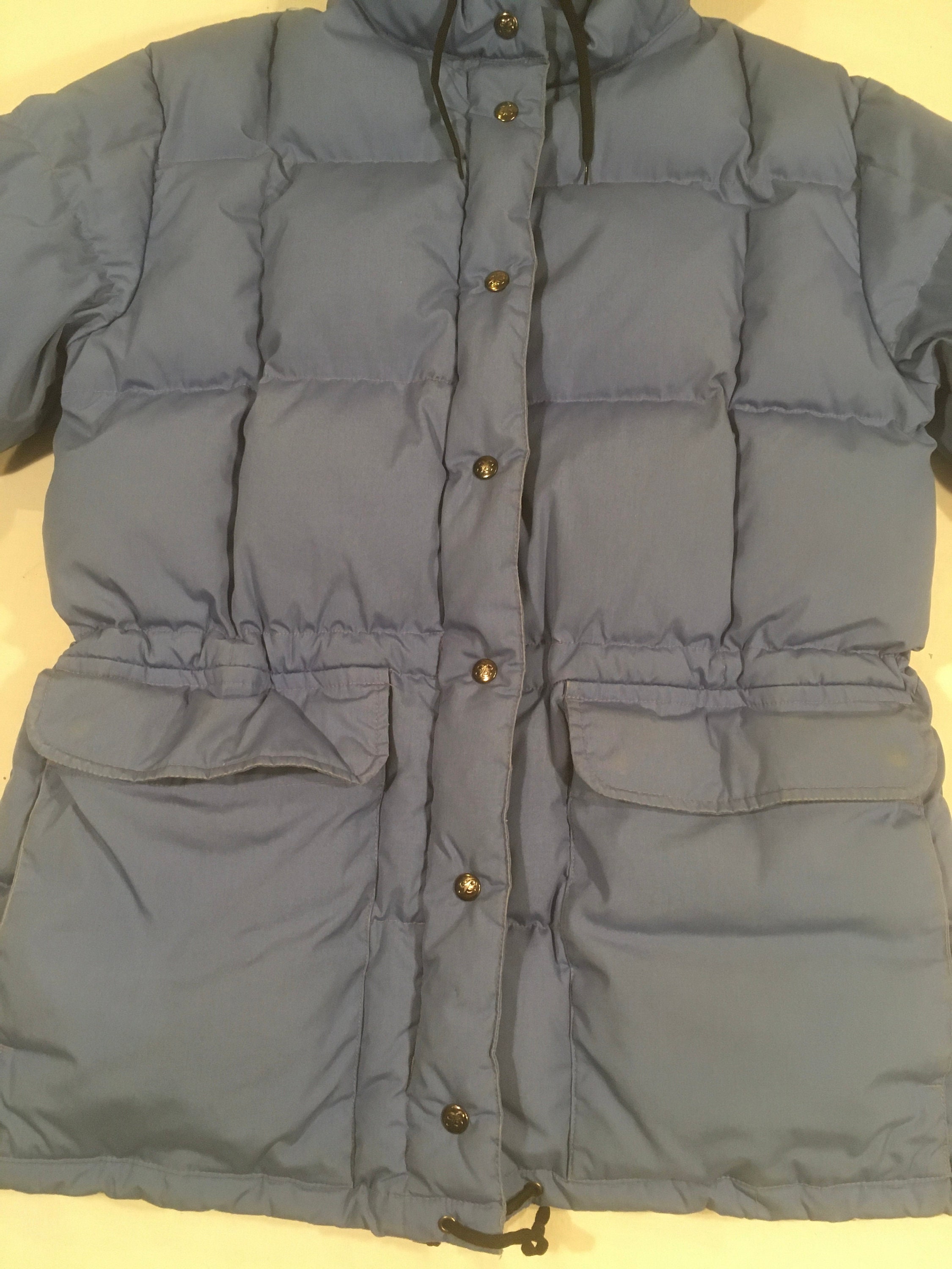 Vintage Eddie Bauer Men's L 90s Teal Hooded Anorak