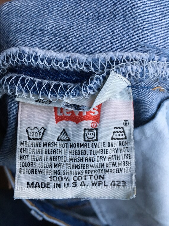 vintage levis 501 xx blue jeans made in usa 31 x … - image 8