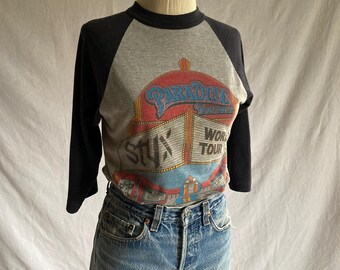 Vintage 80s 1980 journey band departure captured escape tour 