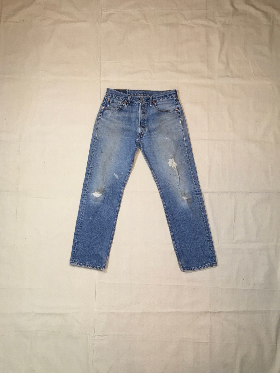 Vintage Levis 501 Blue Jeans Made in Usa 32 X29 - Etsy