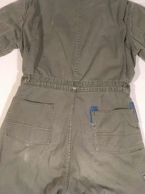 ジャケット・アウター 70's BIG SMITH Vintage Coveralls Vintage 70s Big Smith HBT Herringbone Coveralls Size 44
