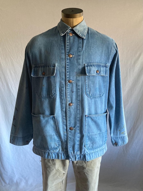 1950〜60s Vintage Denim チョアジャケット ヴィンテージ 60年代 チョアジャケット バーンコート デニム ブルー