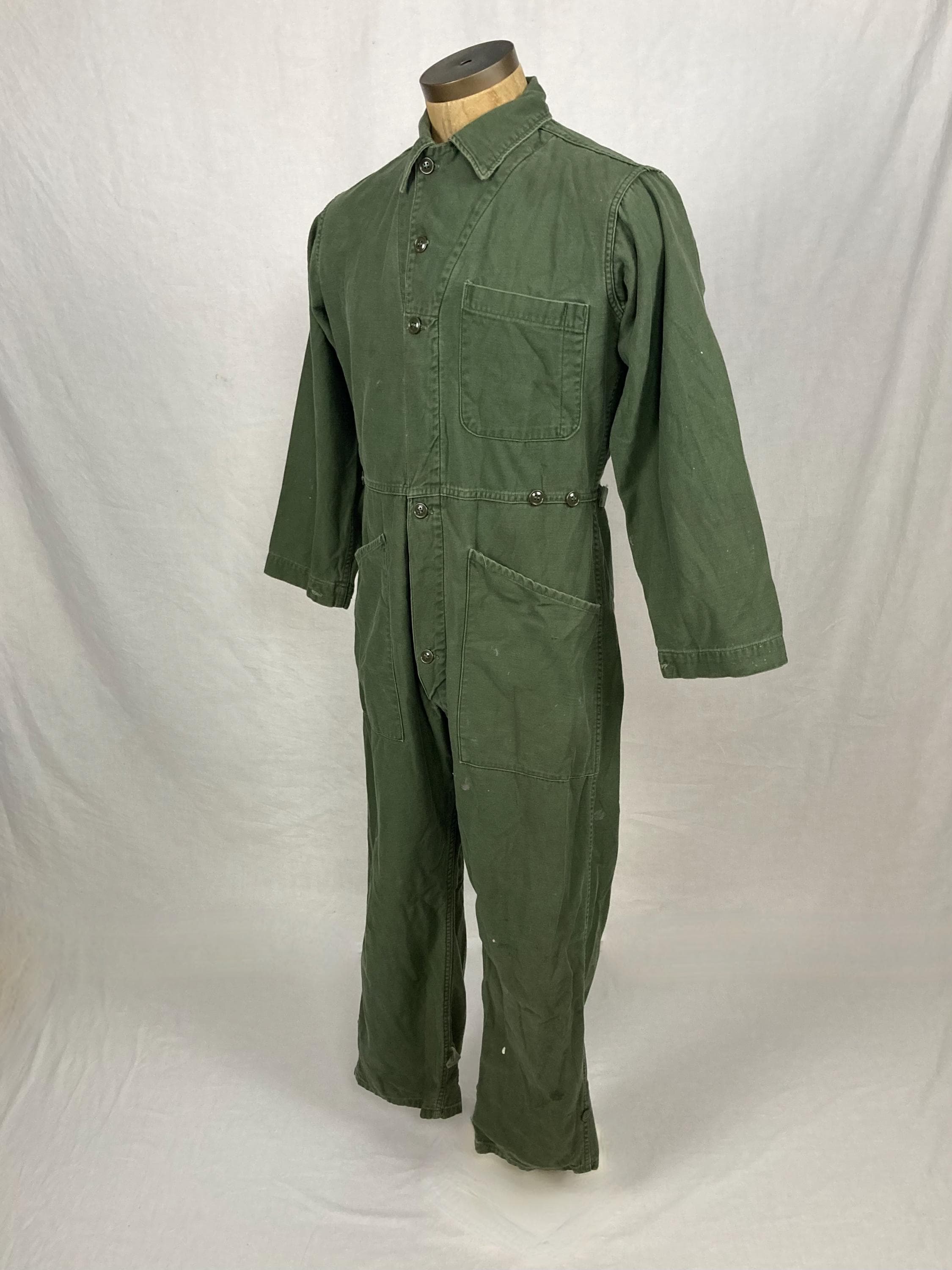 ジャケット・アウター 50s 60s m43 type civilian coveralls Vintage 1950s Texaco Oil Gas Station Attendant Mechanic