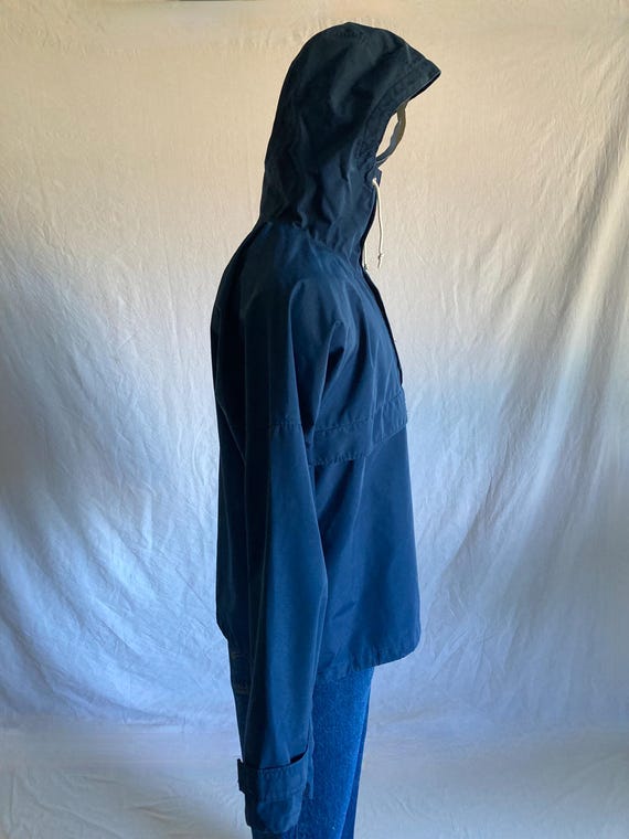 Vintage 80s CB Sports Gore Tex Blue 4 Snap Zipper Kangaroo
