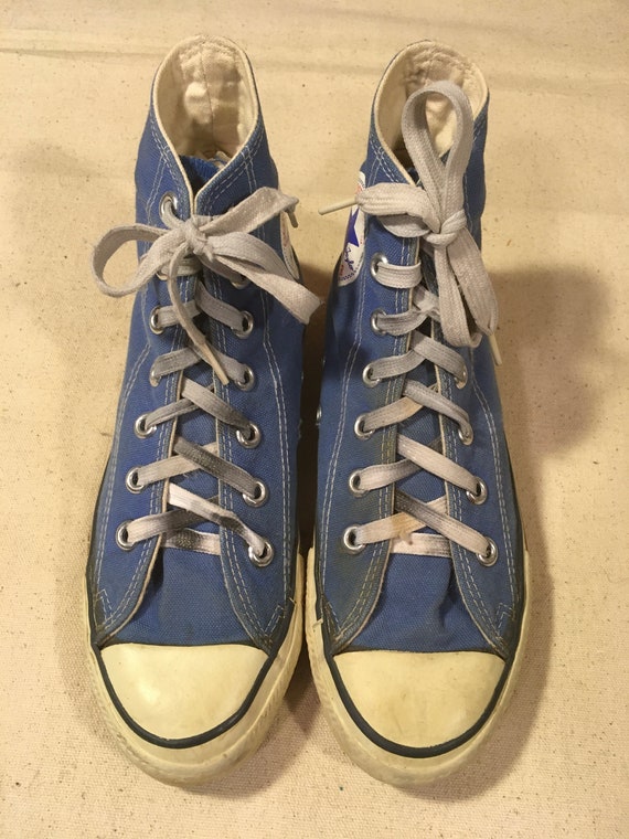 vintage 80s converse chuck taylor all star cornflower… - Gem