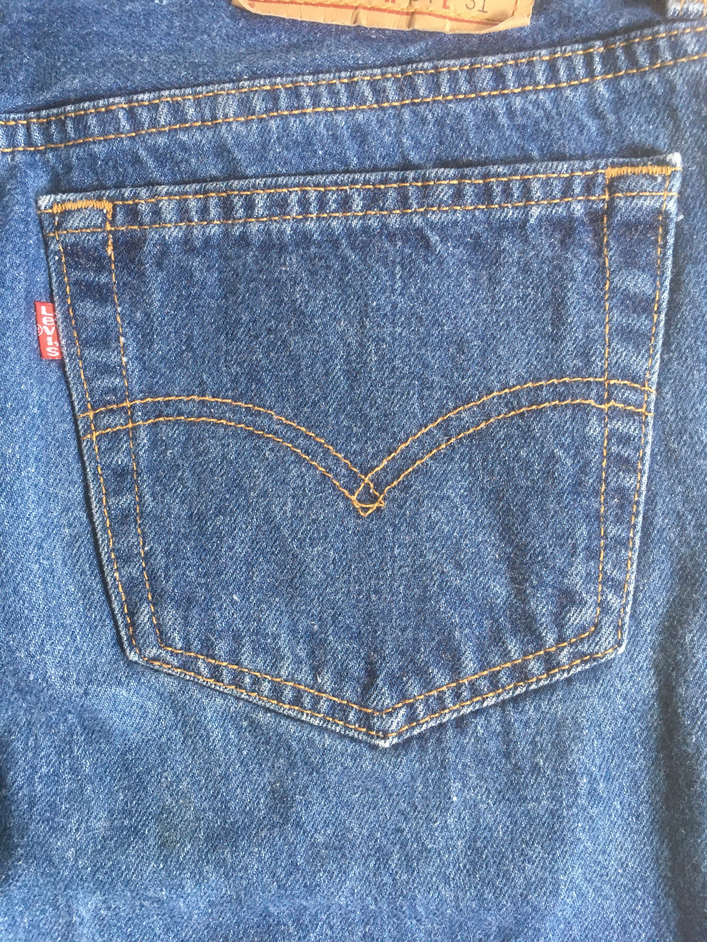 Vintage 90s Levis 501xx Made in Usa Blue Jeans 31 32 Button Fly