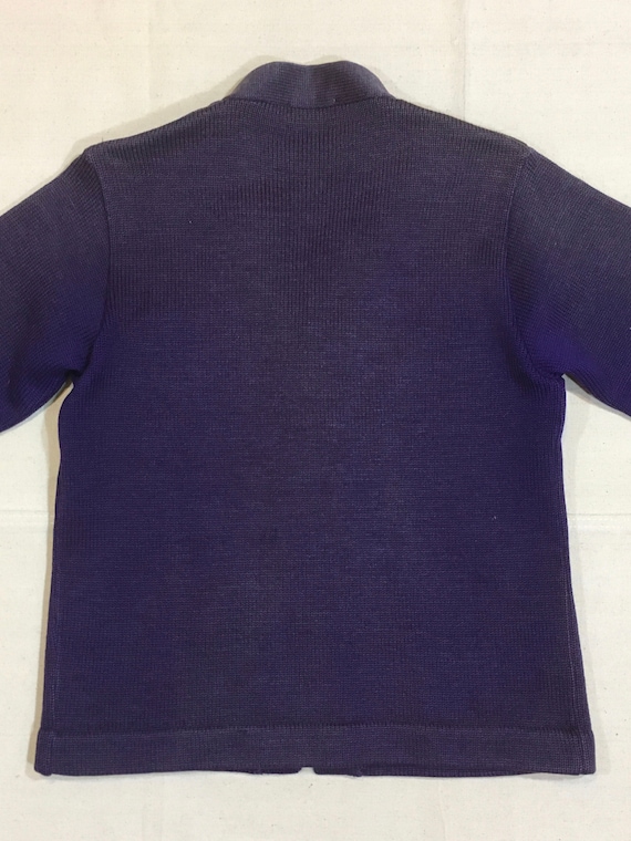 Vintage 50s Sportcraft Knitting Letterman New Virgin Wool