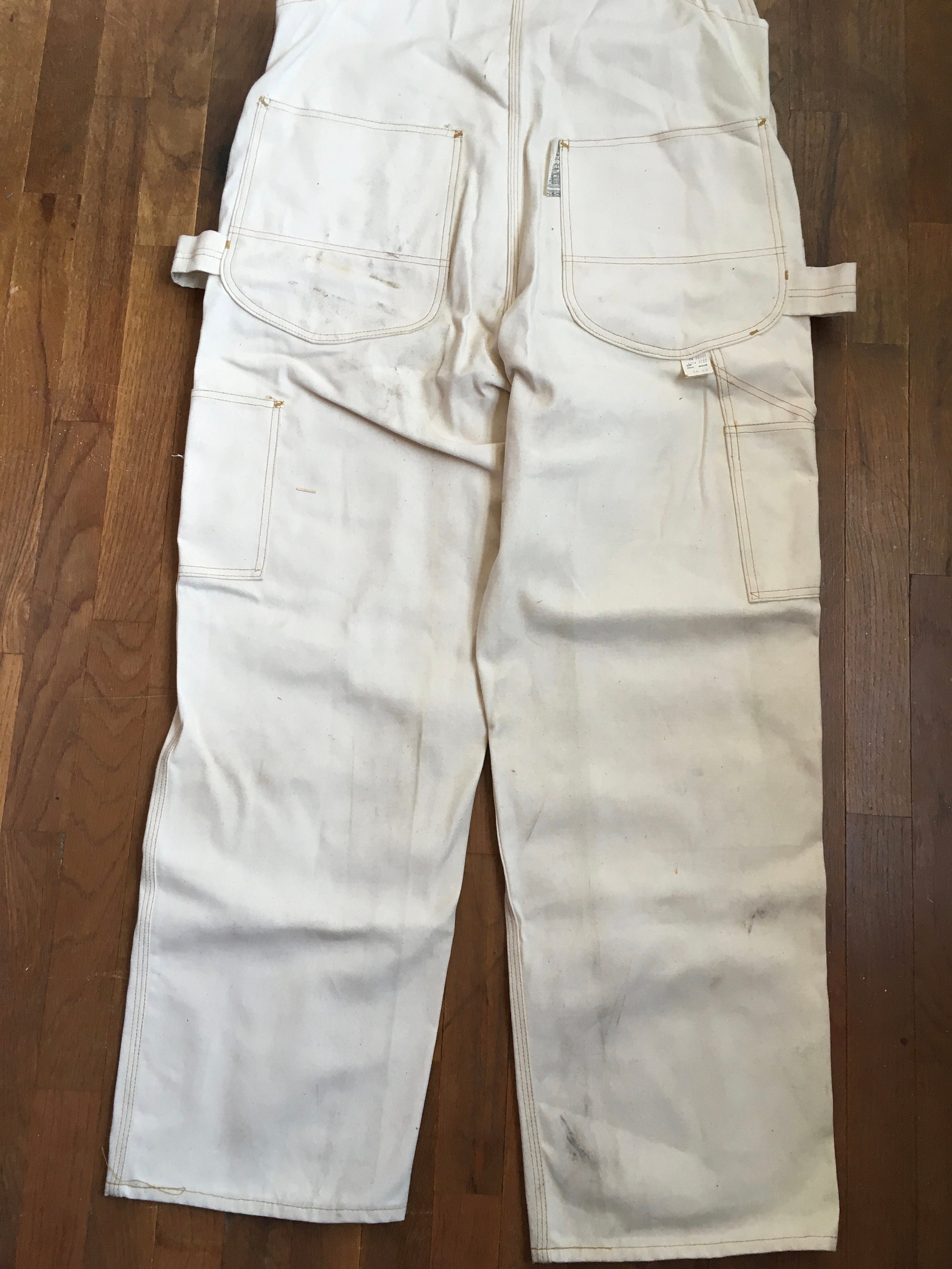 Vintage Nos Big Mac Pennies Sanforized Natural off White
