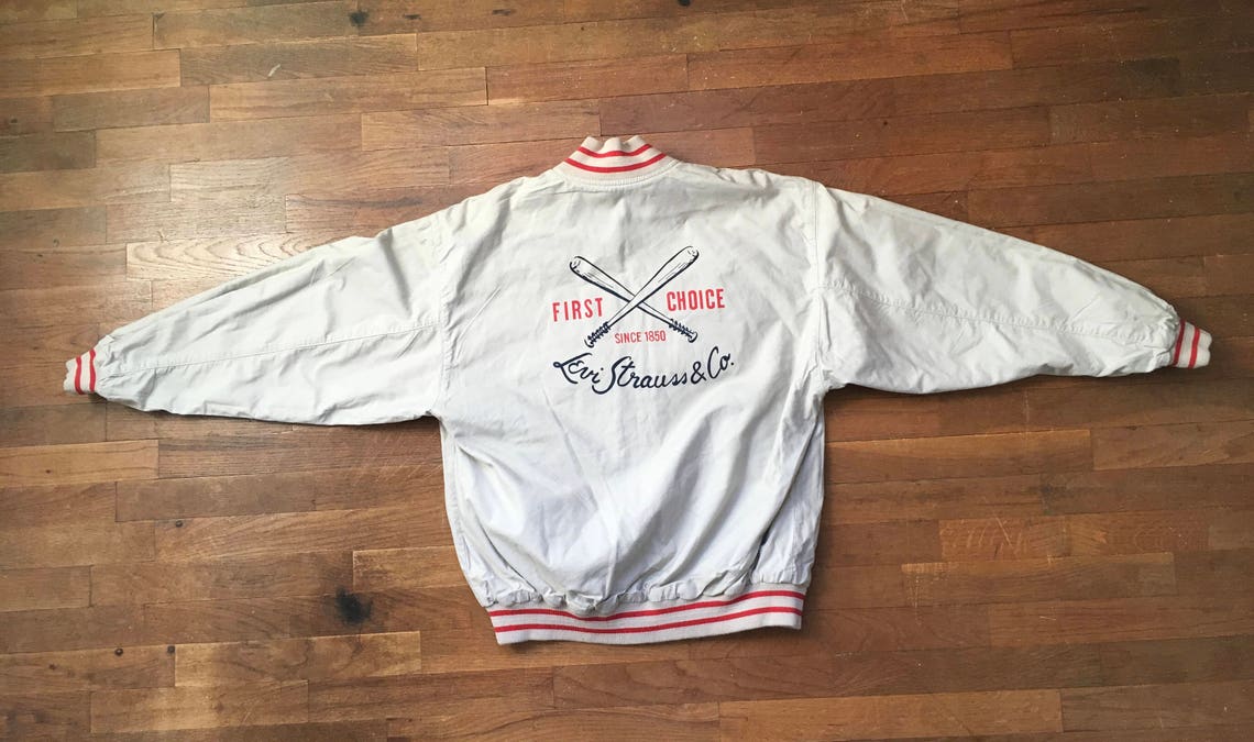 Vintage levis original relaxed fit beige red striped athletic | Etsy