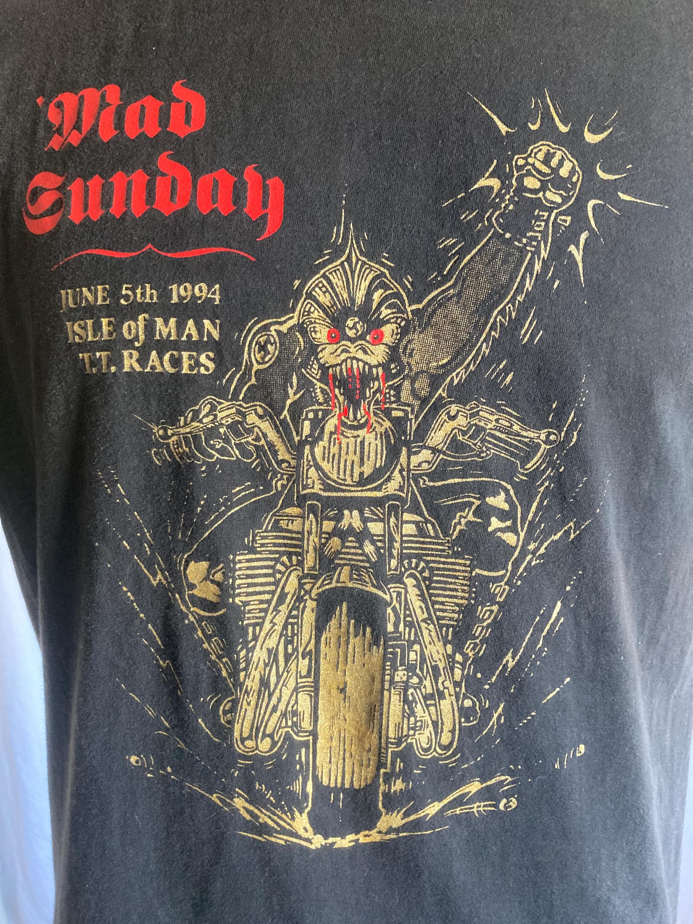 Vintage 90s Sunday Madness Isle of Man Tt Races Motorsport 1994