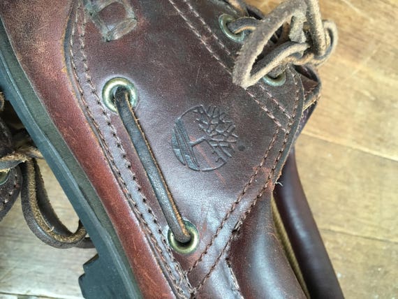 Vintage 90s Tims Timberland 3 Eyelet Classic Lug Moc Toe - Etsy