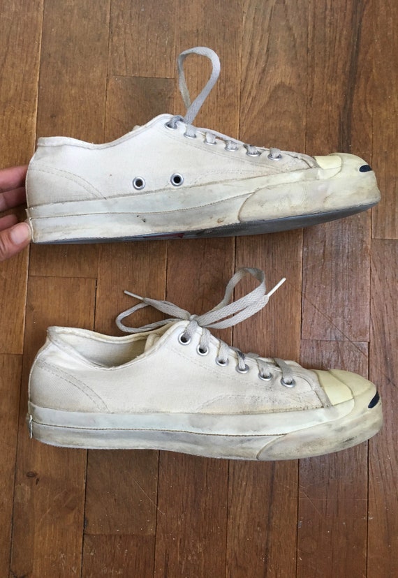 vintage jack Purcell converse white canvas sneake… - image 6