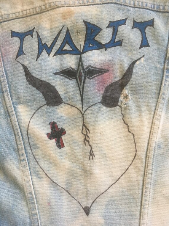 vintage 80s maverick twabit two bit custom hand d… - image 7