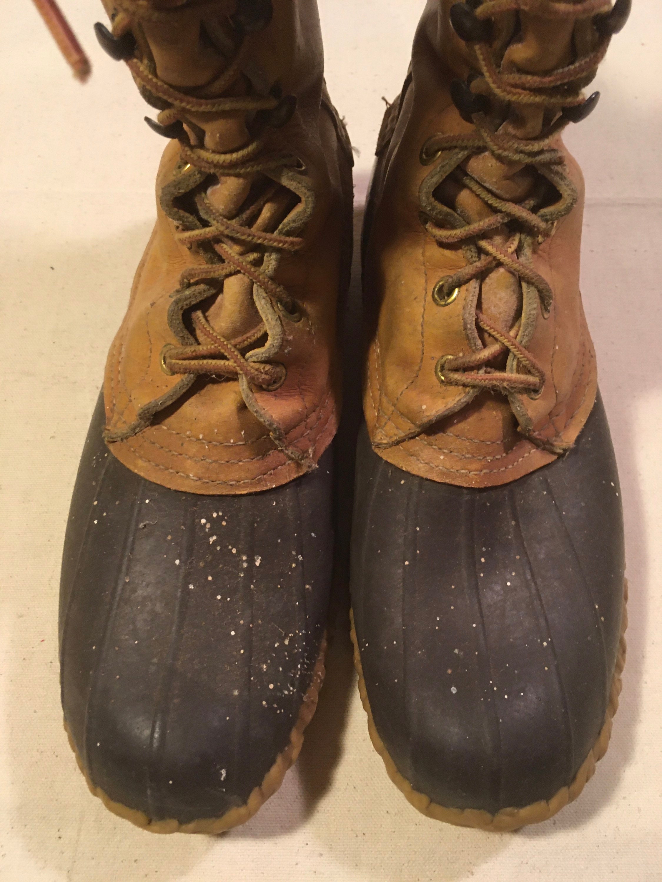 Vintage L.L. Bean Maine Hunting Shoe 12 Duck Boots