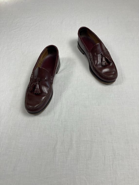 Vintage 60s Bass Weejun Loafers 636 Tassle Mens 8 D Leather  display picture 3