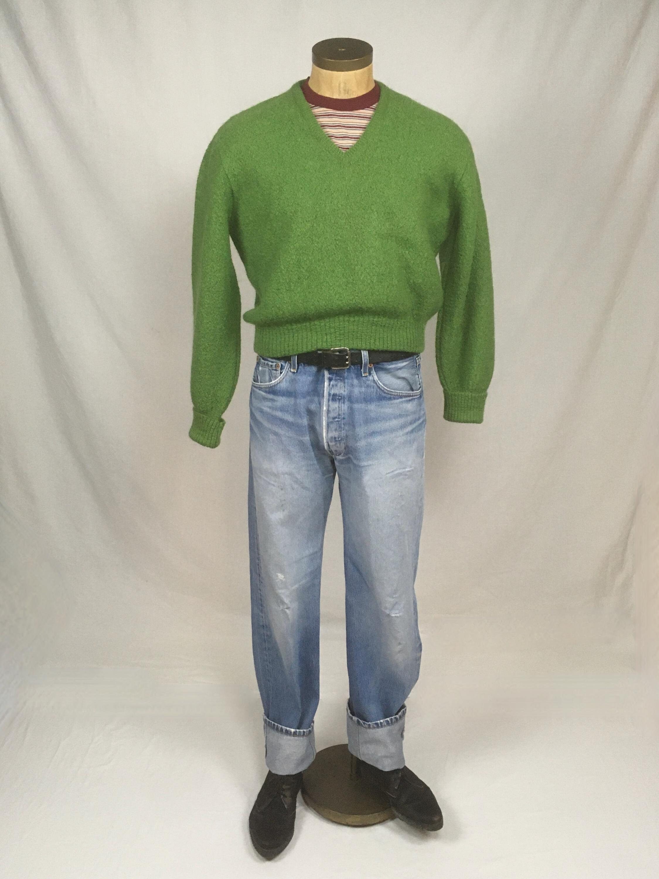 1950s V Neck Sweater - Etsy