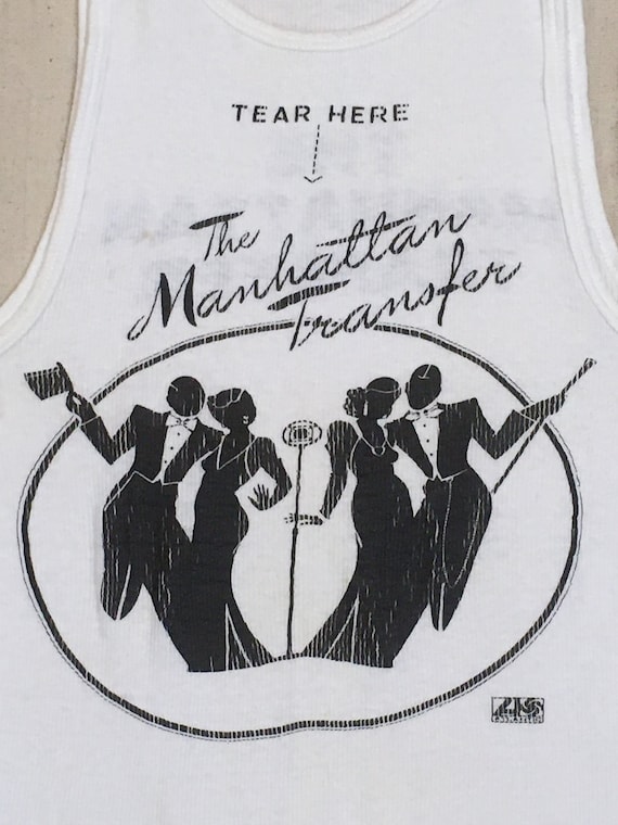 Buy Vintage 70s 1975 the Manhattan Transfer Tuxedo Junction Ribbed 