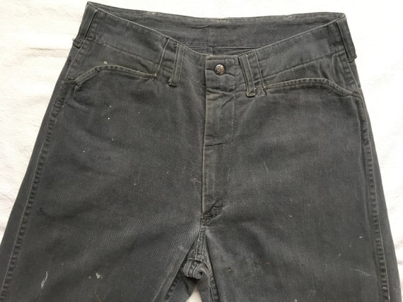 パンツ 50s Tough Wear Frisco Jeans BLACK Vintage 50s Frisko Jeens None Other Genuine by Cant Bust Em Union