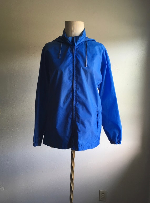 vintage 80s rei co-op ladies style 5139 nylon blu… - image 1