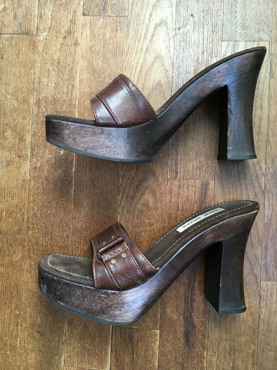 steve madden wooden clogs