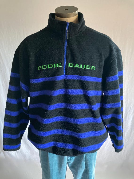 Vintage 90s Ebtek Fleece 1/4 Zip Pullover Eddie Bauer Outdoor