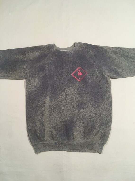 vintage 70s raglan worn in grey patina healthknit… - image 3