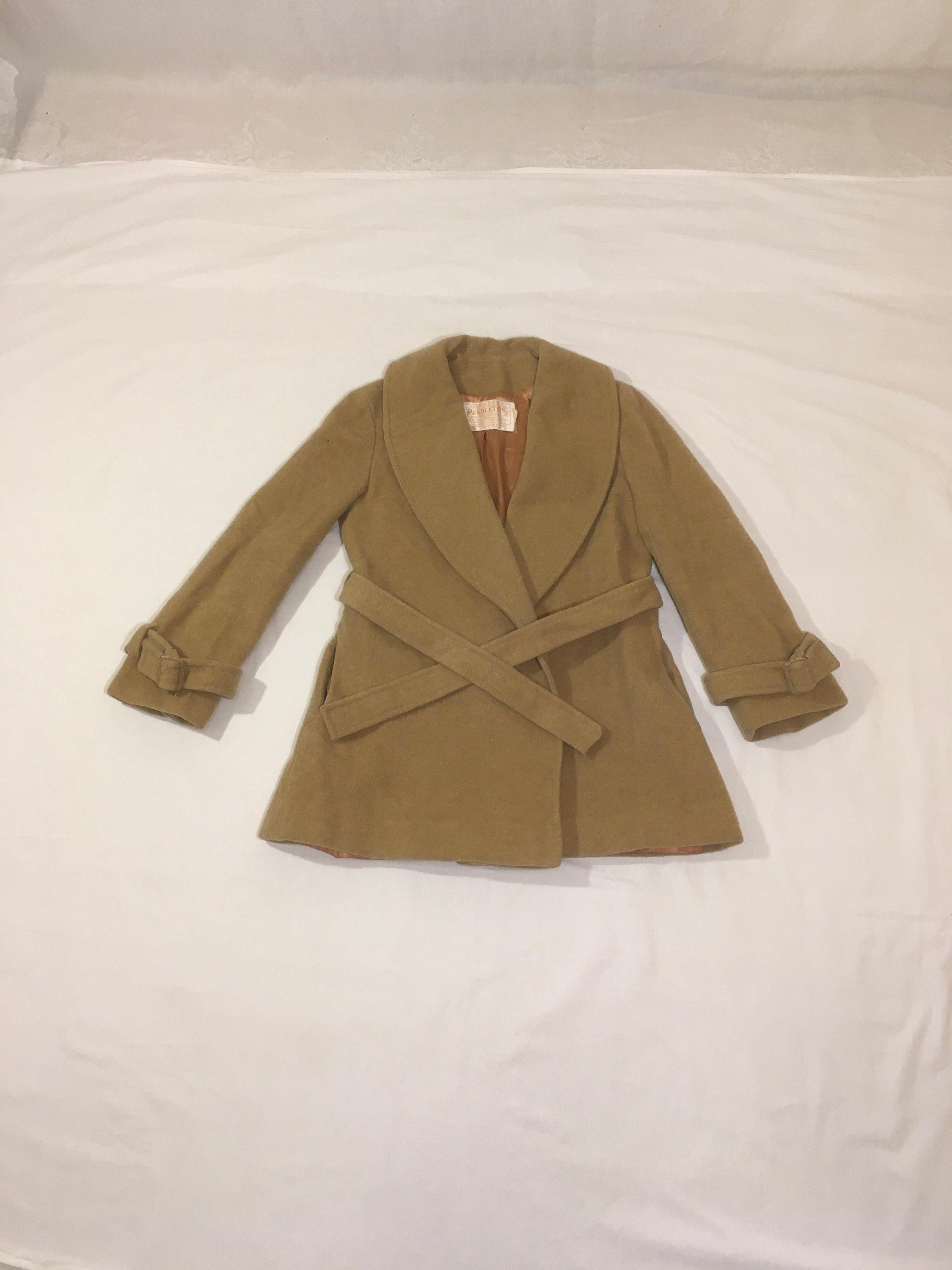 Vintage 60s Pendleton Wrap Coat Womens Pure Virgin Wool Vintage 60s Pendleton Wrap Coat Womens Pure Virgin Wool