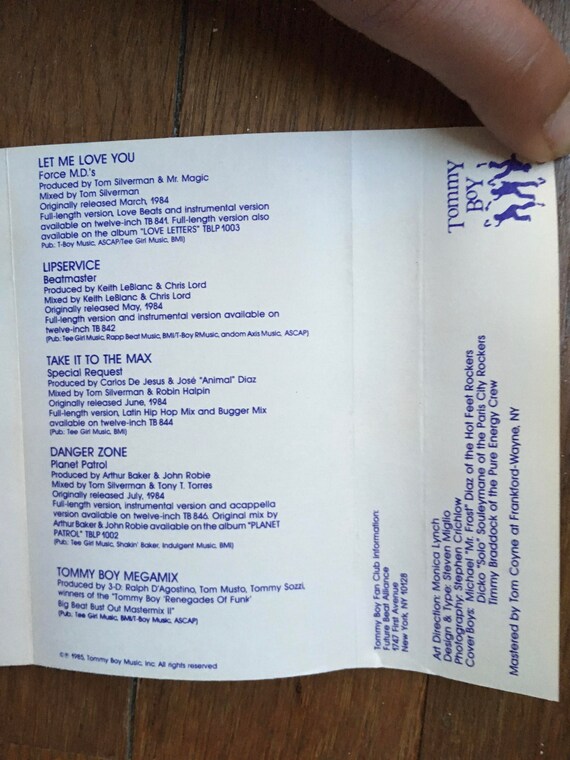 Vintage 80s 1985 Tommy Boy Music Greatest Beats Double Album Set