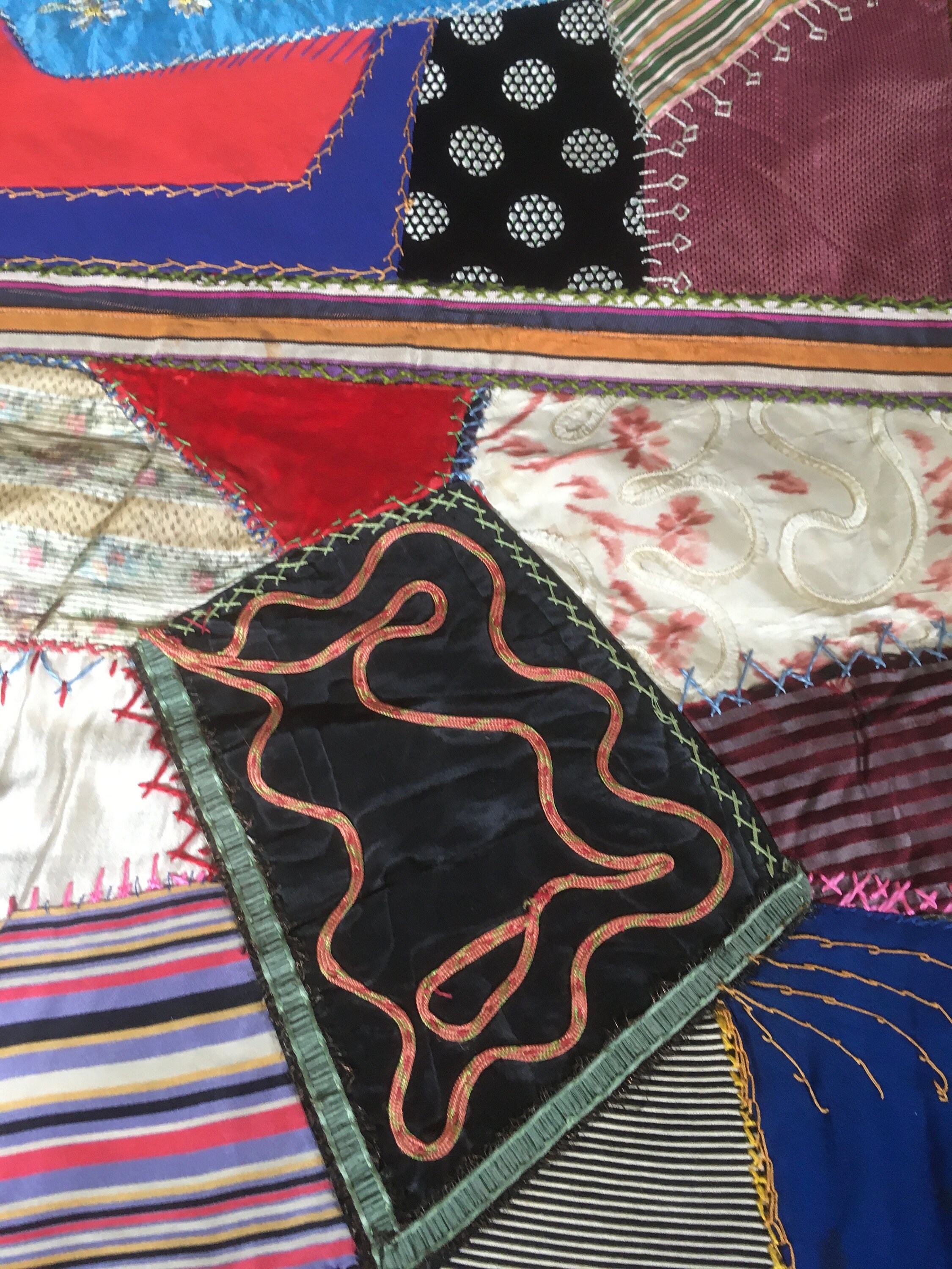 ヴィンテージアンティーク 1900年代初頭 1911年1月 クレイジーパッチ