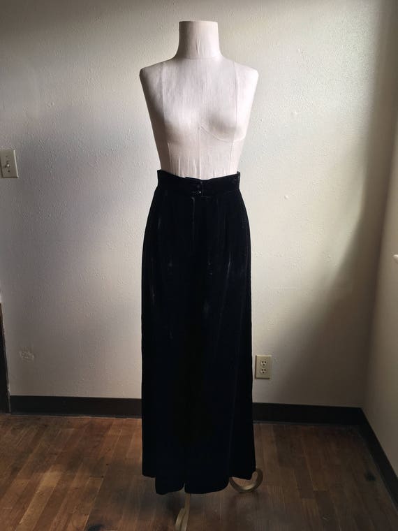 vintage 70s alex colman california high waist wid… - image 1