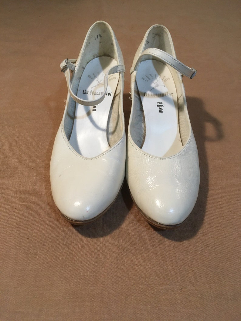 Vintage 80s Womens Capezio Ballet Makers White Leather High - Etsy Canada