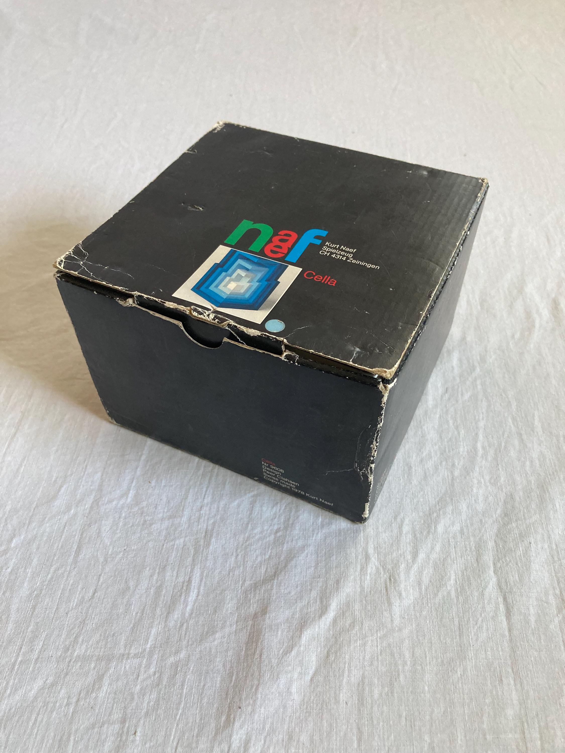 Vintage Naef Spielzeug Blue Cella Swiss Made Design Peer Clahsen