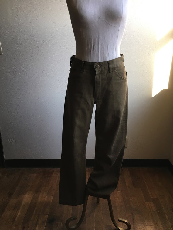 dark olive green jeans