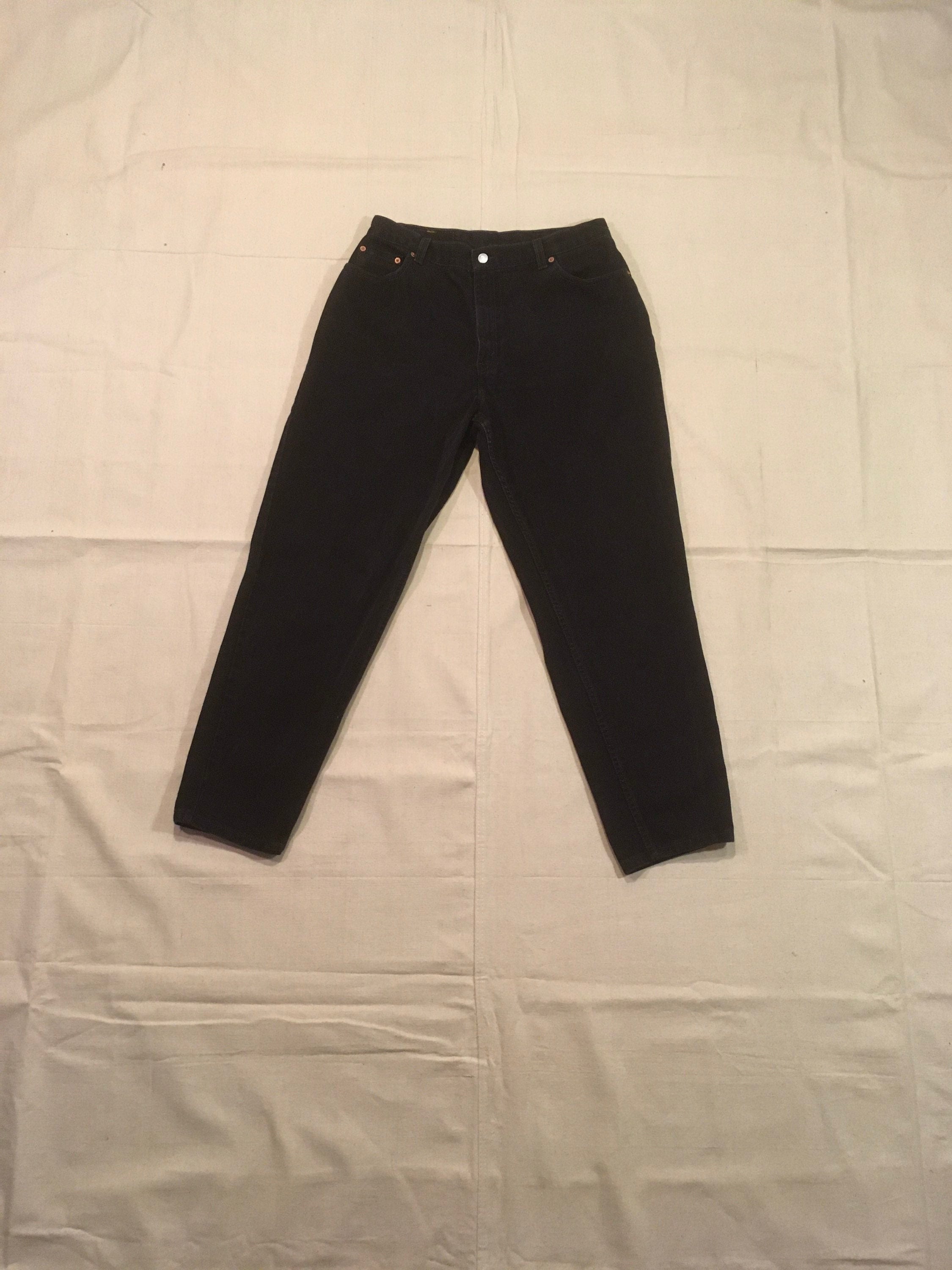 Vintage Levis 550 Relaxed Fit Tapered Leg Womens Black Jeans - Etsy Sweden