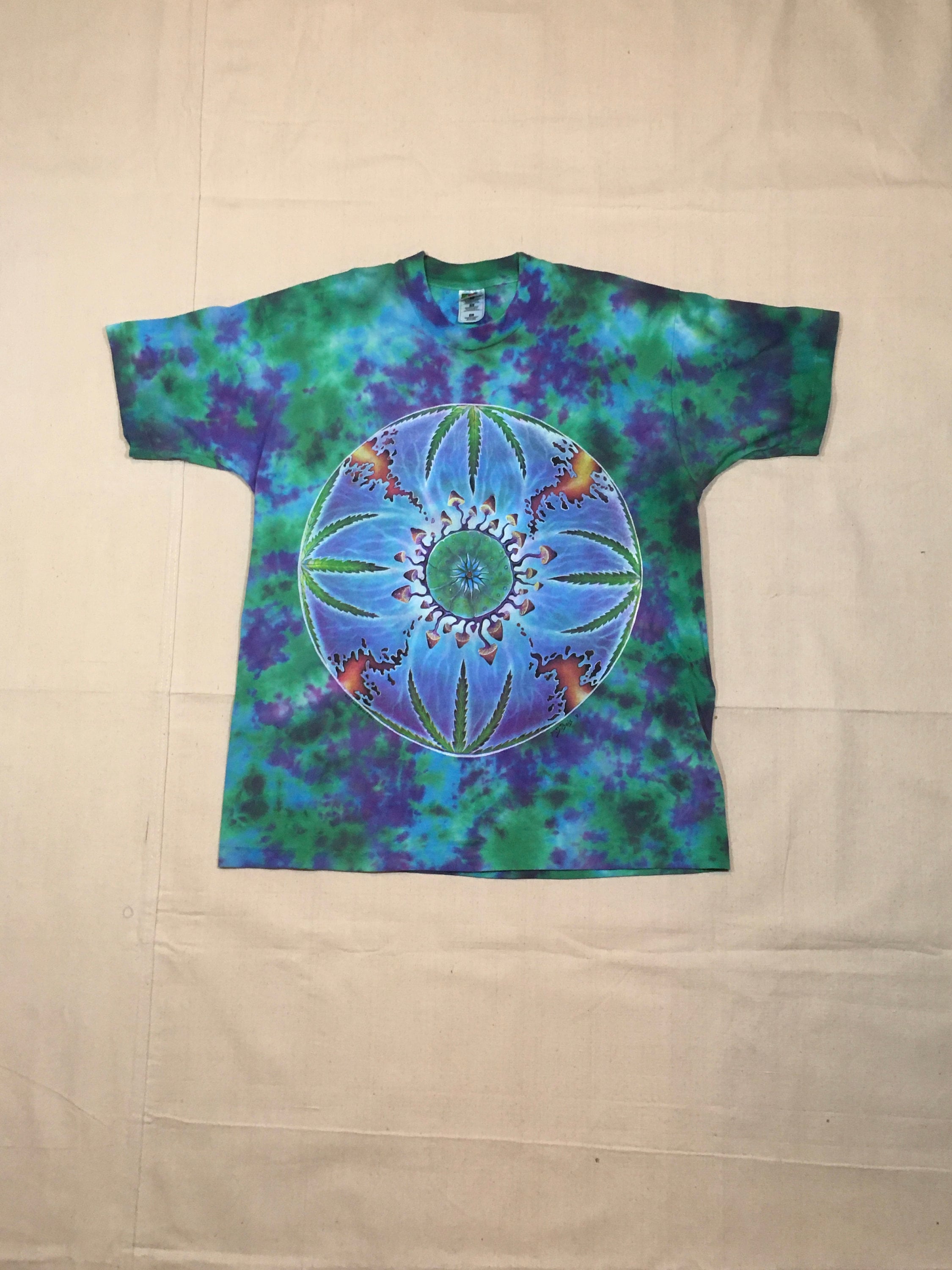 Vintage 90s Michael Mike Dubois Not Fade Away 1993 Tie Dye