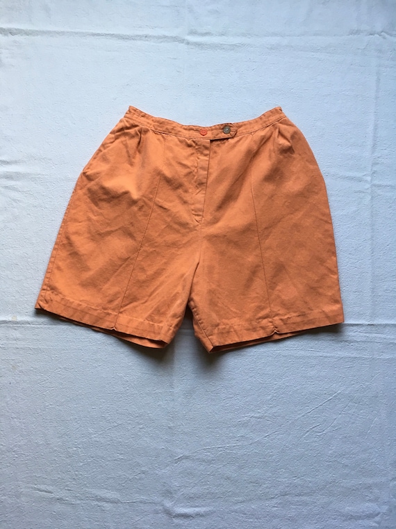 vintage 40s womens high waist orange marmalade cot