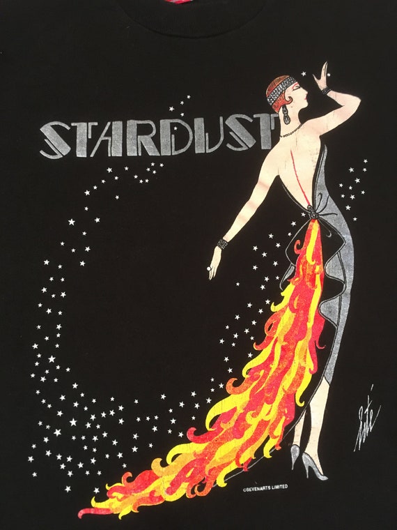 vintage 80s fruit of the loom erte stardust art d… - image 2