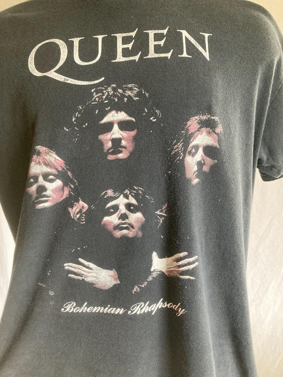 vintage y2k queen bohemian rhapsody faces t shirt… - image 7