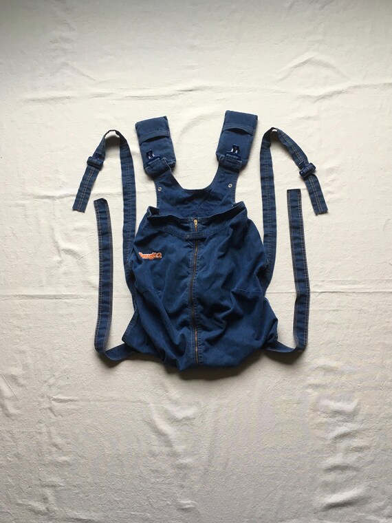 Vintage 80s Snugli 2 Blue Denim Soft Baby Carrier - Etsy display picture 3
