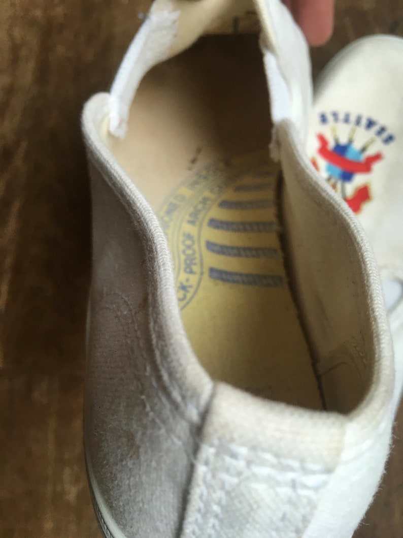 Vintage 80s Keds Seattle Coat of Arms Canvas Arch Support Slip - Etsy