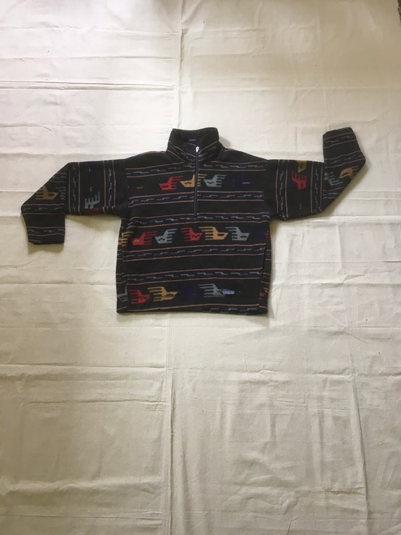 Vintage 90s 1990s Patagonia Synchilla 1/2 Zip Pullover Aztec - Etsy