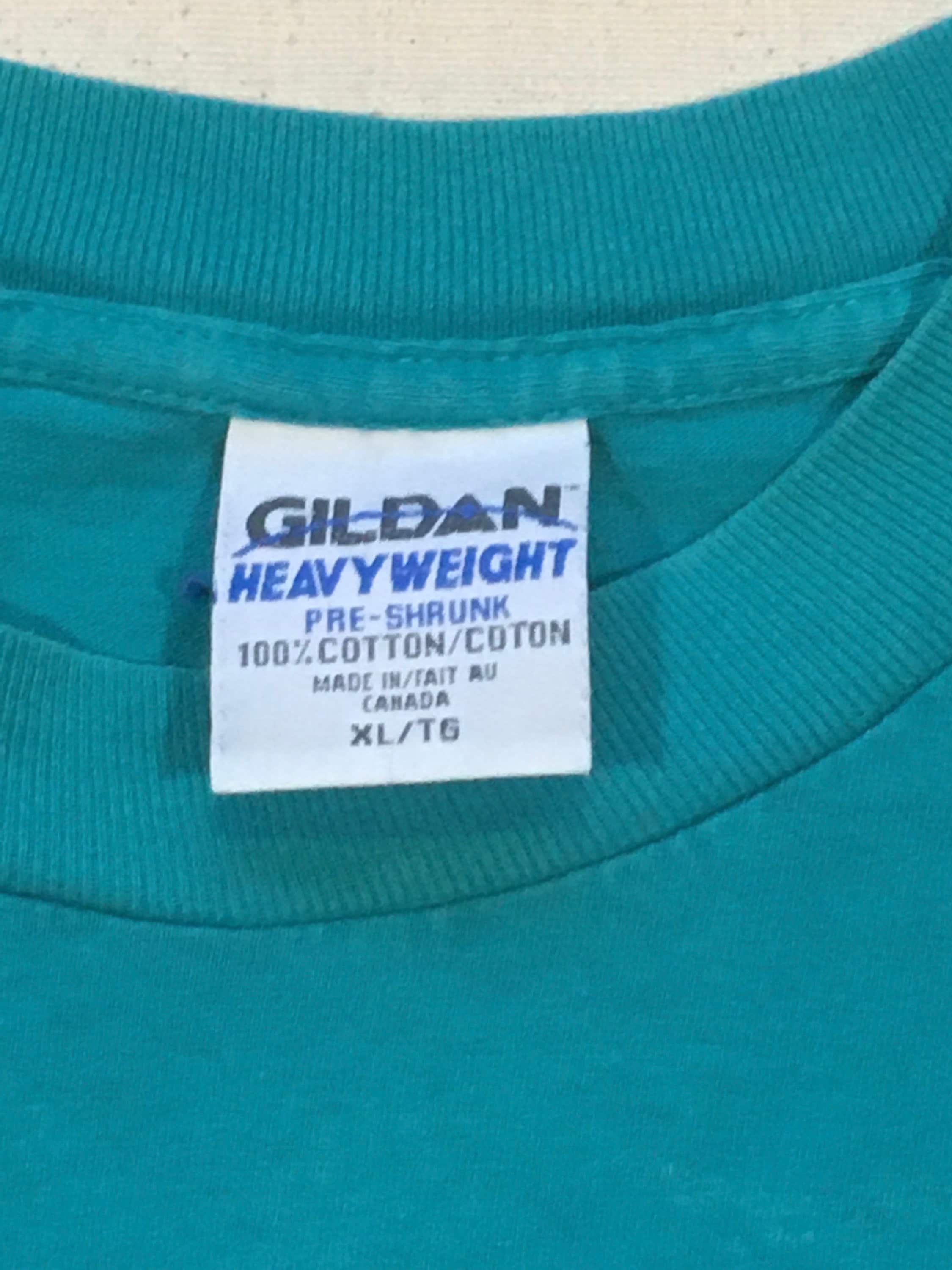 Vintage 90s TGI Fridays Restaurant Promo T Shirt Gildan Heavy 