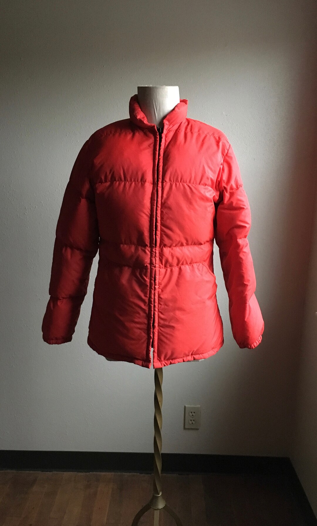 Vintage 70s REI Co Op Recreational Equipment Inc Goose Down Orange