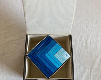 Vintage Naef Spielzeug Blue Cella Swiss Made Design Peer Clahsen